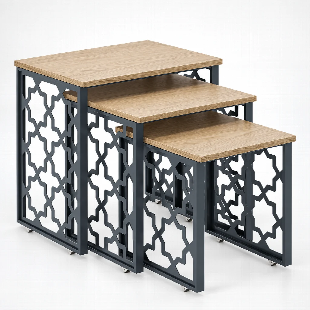 CREA S36 3 LÜ ZİGON SEHPA — Genel görünüm